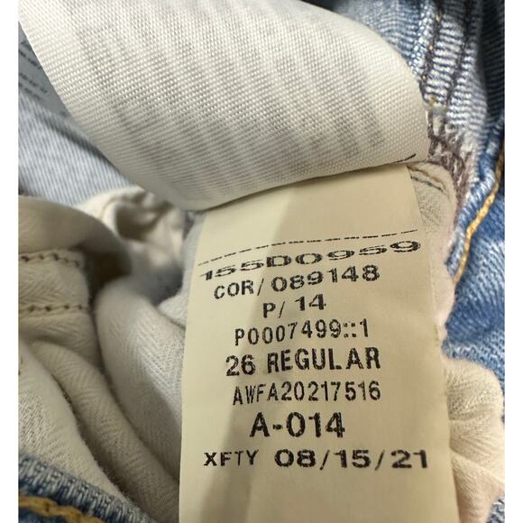 Abercrombie & Fitch The 70s Vintage Flare Ultra High Rise Denim Jeans Size 26 - Picture 7 of 8